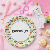 キャンピングライフ ペーパープレート (パーティー)