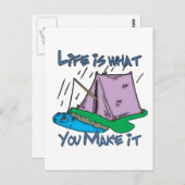 キャンピングライフ ポストカード (正面/裏面)