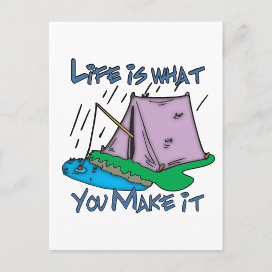 キャンピングライフ ポストカード (正面)