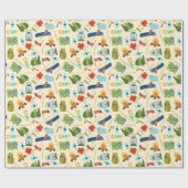 キャンピングライフ ラッピングペーパー (フラット)