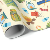 キャンピングライフ ラッピングペーパー (ロールコーナー)