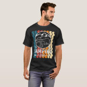 キャンピングライフ レトロ ファッション ギフト Tシャツ (正面フル)