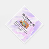 キャンピングラバー退職定義おもしろい スタンダードランチョンナプキン (角)