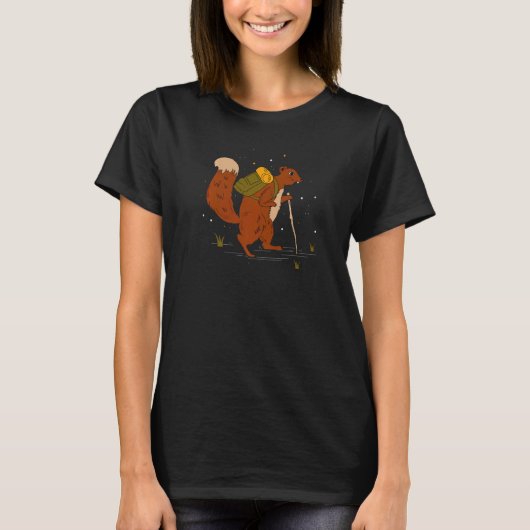 キャンピングリスが大好きキャンピングキュートリスAnim Tシャツ (正面)