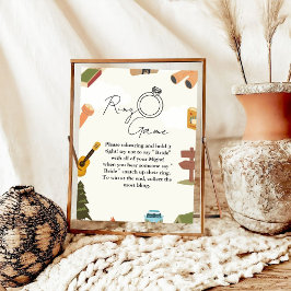 キャンピングリングゲーム花嫁と言わない ポスター