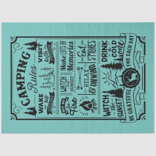 キャンピングルール 薄葉紙 (正面)