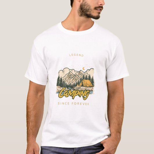 キャンピングレジェンド フォーエバー Tシャツ (正面)