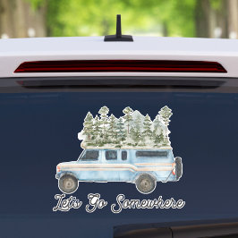 キャンピングロードトリップ引用文レッツオークドゥ シール