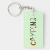 キャンピングワード キーホルダー (正面)