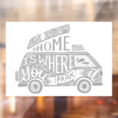 キャンピングヴァンライフおもしろい感動的引用文 ウィンドウサイン (シート2)