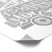 キャンピングヴァンライフおもしろい感動的引用文 ポスター (角)