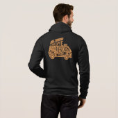 キャンピングヴァンライフ感動的引用文Tシャツ パーカ (裏面フル)