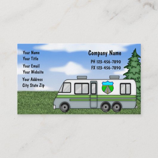 キャンピング名刺 名刺 (正面)