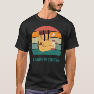 キャンピング大好き キャンプライフ 楽しい Tシャツ
