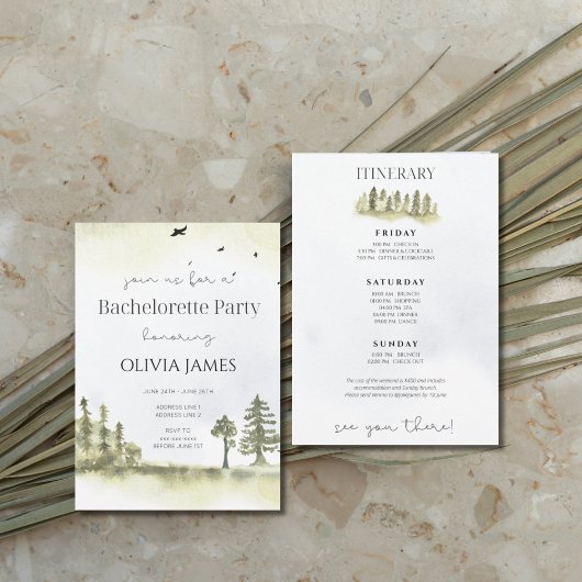 キャンピング女子会の週末予定  招待状