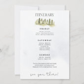 キャンピング女子会の週末予定  招待状 (裏面)