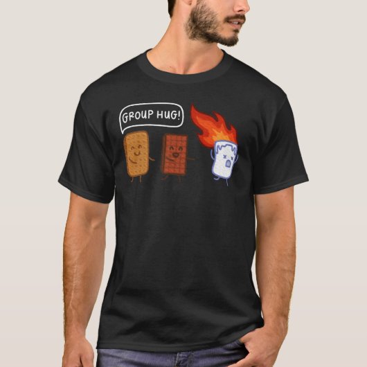 キャンピング愛好家 自然愛好家 アウトドア キャンプ友達 Tシャツ (正面)