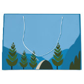 キャンピング感じで生きキャンプ ラージペーパーバッグ (正面)