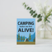 キャンピング感じで生きキャンプ 名刺 (スタンド正面)