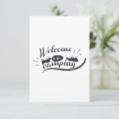 キャンピング歓迎 サンキューカード (スタンド正面)