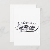 キャンピング歓迎 サンキューカード (正面/裏面)