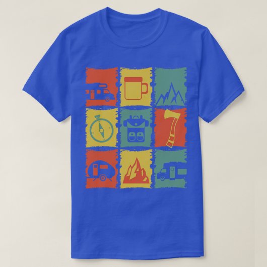 キャンピング物for a Camper Tシャツ (デザイン正面)