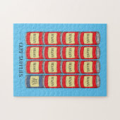 キャンピング用品焼いたBeansおもしろい ジグソーパズル (横)