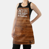 キャンピング素朴は私たちのセラピーテントファミリー名 エプロン (インサイチュ)