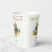 キャンピング素朴バースデーパーティー 紙コップ (右)