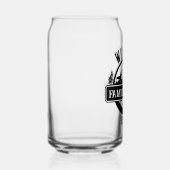 キャンピング アウトドアーズ オーダーメイド ファミリー キャビン ネーム ガラス缶 (右)