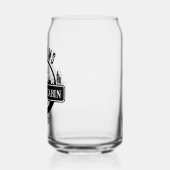 キャンピング アウトドアーズ オーダーメイド ファミリー キャビン ネーム ガラス缶 (左)