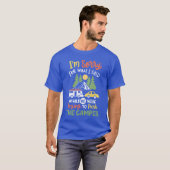 キャンピング キャンパー キャラバン ファミリー Tシャツ (正面フル)