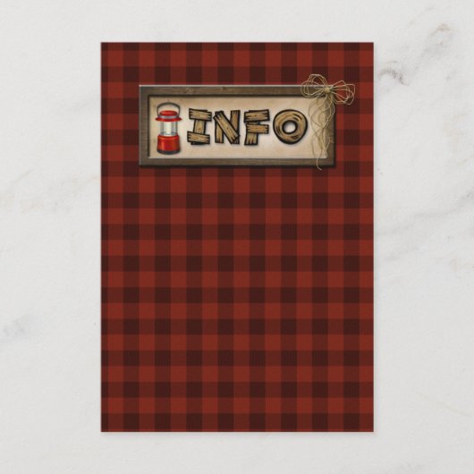 キャンピング、グランピング、フィッシング、ネイチャーエンクロージャーカード エンクロージャーカード (正面)