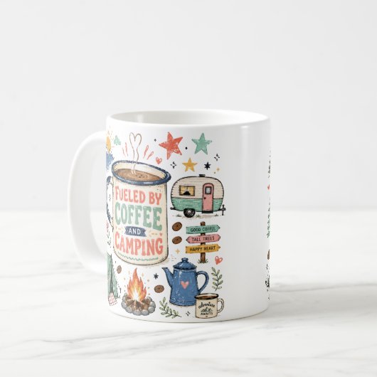 キャンピング コーヒーマグカップ (正面左)