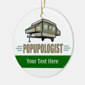 キャンピング セラミックオーナメント (左)