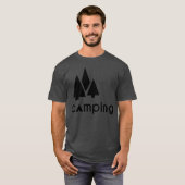 キャンピング ツリー ファミリー Tシャツ (正面フル)