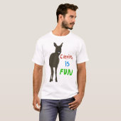 キャンピング ハイキング フォレスト アート Tシャツ (正面フル)