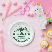 キャンピング・バチェロレッテ・パーティー ペーパープレート (パーティー)