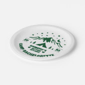 キャンピング・バチェロレッテ・パーティー ペーパープレート (アングル)