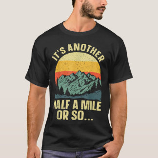 キャンピング・バックパッキング・マウンテン用のハイキングアート Tシャツ