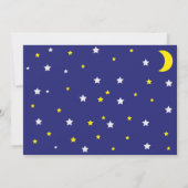 キャンピング バースデー パーティー スリープオーバー ピンクとパープル 招待状 (裏面)