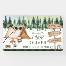 キャンピング・バーン・キャンプファイヤー・スモア・アウトドア・バースデー