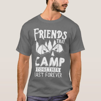 キャンピング フレンズ フォーエバー フレンズ Tシャツ