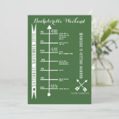 キャンピング ブライズ トリップ 週末旅行の予定 招待状 (スタンド正面)