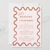 キャンピング ブライズ パーティー ガールズトリップ グランピング ブライズ 招待状 (裏面)