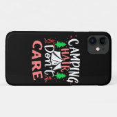 キャンピング+ヘアー+ドント+ケア+面白い Case-Mate iPhoneケース (裏面(横))
