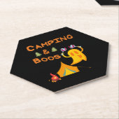 キャンピング&ボス幽霊ワインキャンピングハロウィーン ペーパーコースター (アングル)