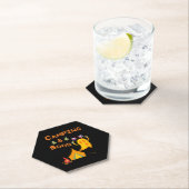 キャンピング&ボス幽霊ワインキャンピングハロウィーン ペーパーコースター (インサイチュ)