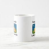 キャンピング・ライフ最高のは人生 コーヒーマグカップ (中央)