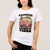 キャンピング ヴァイブス トライブレンドTシャツ (正面)